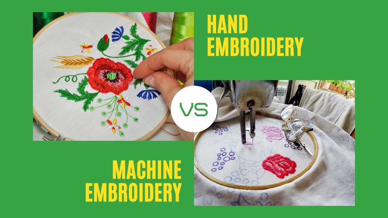 hand vs machine embroidery